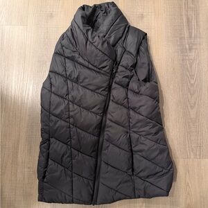 Nicole Miller Asymmetrical Vest Black